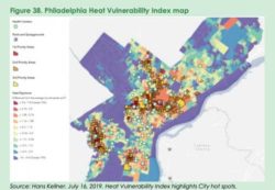 Heat Vulnerability Index Map from the Pennsylvania Climate Action Plan 2021