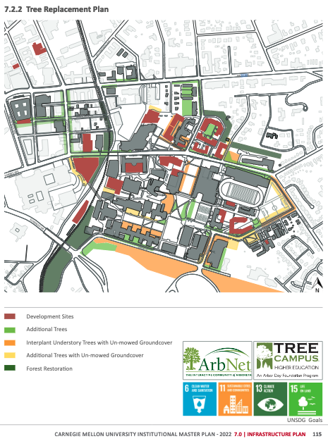 Carnegie Mellon Tree Replacement Plan