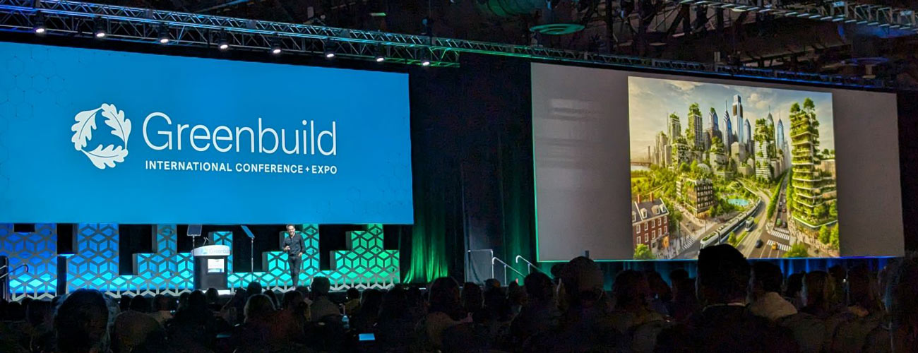 Greenbuild 2024 Stage - Photo Ian Cook AIA LEEDAP