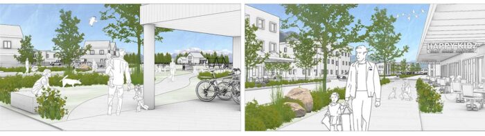 Northern South Park neighborhood plan renderings by evolveEA